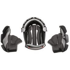 LÍCNICE A KLOBOUK PRO PŘILBY CROSS CUP TWO/SONIC JUNIOR, CASSIDA, DĚTSKÁ (ČERNÁ/ŠEDÁ)