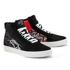 BOTY RIDE-63 CANVAS FQ20 KOLEKCE, ALPINESTARS (ČERNÁ/BÍLÁ/ČERVENÁ) 2027