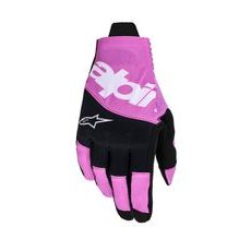 RUKAVICE TECHSTAR, ALPINESTARS (ČERNÁ/SVĚTLE ŠEDÁ/FIALOVÁ) 2026