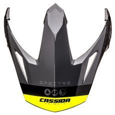 KŠILT PRO PŘILBY TOUR SPECTRE, CASSIDA (ŠEDÁ/SVĚTLE ŠEDÁ/ŽLUTÁ FLUO/ČERNÁ)