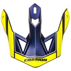 KŠILT PRO PŘILBY CROSS PRO 2, CASSIDA (ŽLUTÁ FLUO/MODRÁ PERLEŤ)