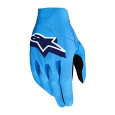 RUKAVICE SUPERTECH MX, ALPINESTARS (MODRÁ/TMAVĚ MODRÁ/BÍLÁ) 2027