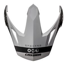 KŠILT PRO PŘILBY TOUR SPECTRE, CASSIDA (ŠEDÁ MATNÁ/SVĚTLE ŠEDÁ/ČERNÁ)