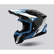 PŘILBA AVIATOR FACTORY PETROL (CARBON), AIROH (ŠEDÁ LESKLÁ) 2027