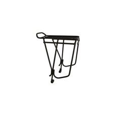 TRUBKOVÝ NOSIČ BRAŠEN LUGGAGE RACK ALU, OXFORD (KOMPATIBILNÍ S KOUTOUČ BRZDAMI A RÁFKY 26 AŽ 29", ČERNÝ)