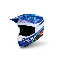 PŘILBA S-M3 FALCON, ALPINESTARS (MODRÁ/BÍLÁ/ČERNÁ/RŮŽOVÁ FLUO/ŽLUTÁ FLUO) 2027