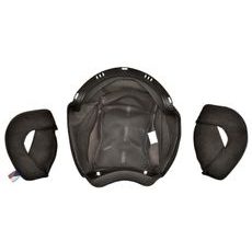 LÍCNICE A KLOBOUK PRO PŘILBY OXYGEN 2.0, CASSIDA (ČERNÁ/ŠEDÁ)