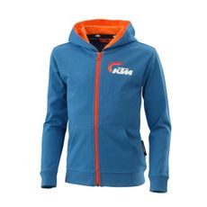 MIKINA NA ZIP RADICAL, KTM, DĚTSKÁ (MODRÁ)