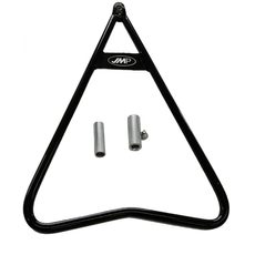 TROJÚHELNÍK BOČNÍHO STOJANU JMP KOMPLETNÍ SE TŘEMI SPOJKAMI ČERNÝ