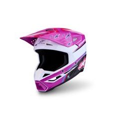 PŘILBA S-M3 FALCON, ALPINESTARS (FIALOVÁ/BÍLÁ/ČERNÁ/RŮŽOVÁ FLUO) 2027