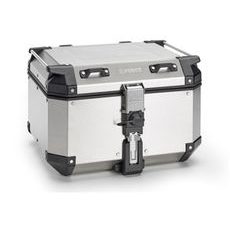 MONOKEY TOPCASE K-FORCE - 48L, KAPPA (STŘÍBRNÝ, HLINÍK, 32,3X45,4X48 CM)