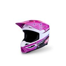 PŘILBA S-M3 FALCON, ALPINESTARS, DĚTSKÁ (FIALOVÁ/BÍLÁ/ČERNÁ/RŮŽOVÁ FLUO) 2027