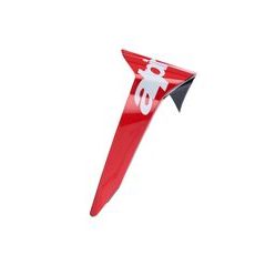 AERODYNAMICKÝ SPOILER PRO PŘILBY SUPERTECH R10 ARIUS STANDARDNÍ PROFIL, ALPINESTARS (ČERVENÁ FLUO/ČERVENÁ/BÍLÁ)