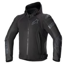 BUNDA ZACA AIR WATERPROOF, ALPINESTARS (ČERNÁ/ČERNÁ) 2024