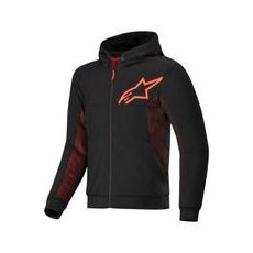 BUNDA CHROME AIR SPORT, ALPINESTARS (ČERNÁ/ČERVENÁ FLUO) 2026