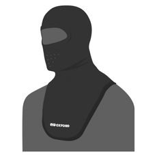 KUKLA BALACLAVA DELUXE MICRO FLEECE, OXFORD (ČERNÁ, S PRŮDUCHY A DLOUHÝM LÍMCEM)