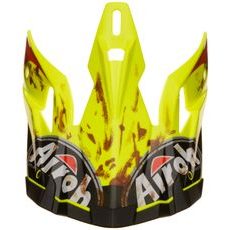 NÁHRADNÍ KŠILT PRO PŘILBY AVIATOR 2.2 SIX DAYS 2017, AIROH (ŽLUTÁ/ČERVENÁ)