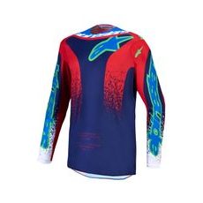 DRES FLUID DRAG, ALPINESTARS (TMAVĚ MODRÁ/ČERVENÁ/ZELENÁ/BÍLÁ) 2027