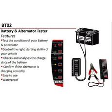 TESTER BATERIE A ALTERNÁTORU BS-BATTERY BT02