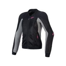 BUNDA STELLA TROOP-AIR, ALPINESTARS, DÁMSKÁ (ČERNÁ/ŠEDÁ/RŮŽOVÁ FLUO) 2026