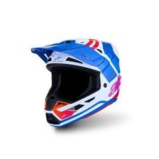 PŘILBA S-M7 CORE, ALPINESTARS (BÍLÁ/MODRÁ/ORANŽOVÁ/RŮŽOVÁ) 2027