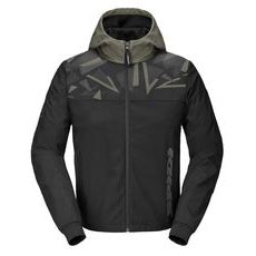 BUNDA HOODIE EVO SPORT 2024, SPIDI (ČERNÁ/MILITARY GREEN)