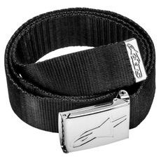 PÁSEK AGELESS WEB BELT, ALPINESTARS (ČERNÝ/ CHROM PŘEZKA, TEXTIL)