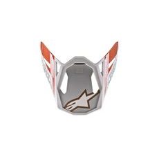 KŠILT PRO PŘILBY SUPERTECH S-M8 TRIPLE, ALPINESTARS (ORANŽOVÁ FLUO/BÍLÁ/ZLATÁ METALICKÁ)