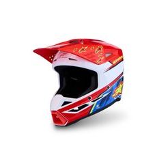 PŘILBA S-M3 FALCON, ALPINESTARS (ČERVENÁ FLUO/BÍLÁ/ŽLUTÁ FLUO) 2027
