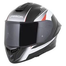 PŘILBA INTEGRAL GTS 2.1 MEGA, CASSIDA (ČERNÁ/BÍLÁ/ČERVENÁ) PLEXI S PŘÍPRAVOU PRO PINLOCK 2026