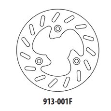 BRZDOVÝ KOTOUČ GOLDFREN 913-001F PŘEDNÍ 190 MM