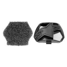 KRYT BRADOVÉ VENTILACE PRO PŘILBY SUPERTECH S-M10 A S-M8, ALPINESTARS (ČERNÁ, VČ. UHLÍKOVÉHO FILTRU, VERZE ECE 22.05)