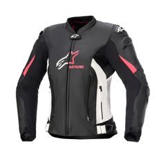 BUNDA STELLA GP PLUS 4, ALPINESTARS, DÁMSKÁ (ČERNÁ/BÍLÁ/RŮŽOVÁ) 2026