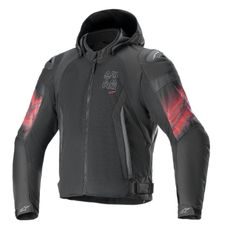 BUNDA ZACA AIR VENOM WATERPROOF, ALPINESTARS (ČERNÁ/ČERVENÁ FLUO) 2026