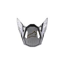 KŠILT PRO PŘILBY SUPERTECH S-M10 ALLOY, ALPINESTARS (STŘÍBRNÁ/ČERNÁ/ZLATÁ METALICKÁ, VERZE ECE 22.05)