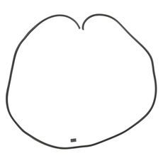 TĚSNĚNÍ SPODNÍHO LEMU PRO PŘILBY CROSS PRO 2, CASSIDA (ŠEDÁ)