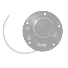 VÍČKO PALIVOVÉ NÁDRŽE S RYCHLOUPÍNACÍM SYSTÉMEM ACCOSSATO FC024 Z CNC OBRÁBĚNÉHO HLINÍKU ČERVENÁ