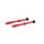 ventilek pro bezdušové aplikace, OXFORD (červená, vč. čepičky, slitina hliníku, délka 60 mm)