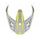 kšilt pro přilby BANDIT, AIROH (Tune - žlutý matný)