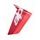 aerodynamický spoiler pro přilby SUPERTECH R10 ARIUS racing profil, ALPINESTARS (červená fluo/červená/bílá)