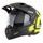 přilba Tour 2.0 Crew, CASSIDA (černá matná/žlutá fluo, plexi s přípravou pro Pinlock) 2026