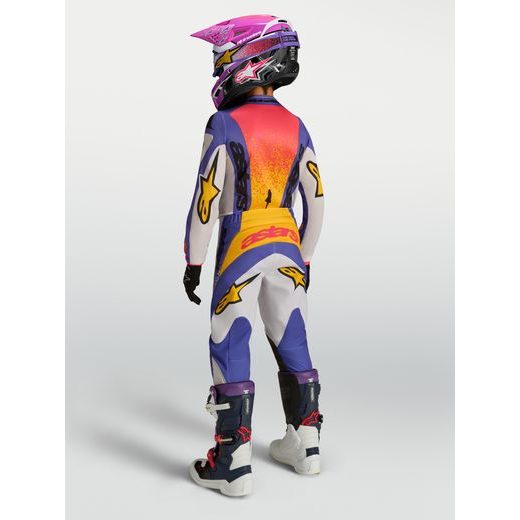 DRES FLUID DRAG YOUTH, ALPINESTARS, DĚTSKÉ (SVĚTLE ŠEDÁ/FIALOVÁ/ZLATÁ) 2027