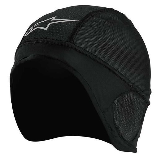 ČEPICE POD PŘILBU SKULL CAP BEANIE, ALPINESTARS (ČERNÁ)