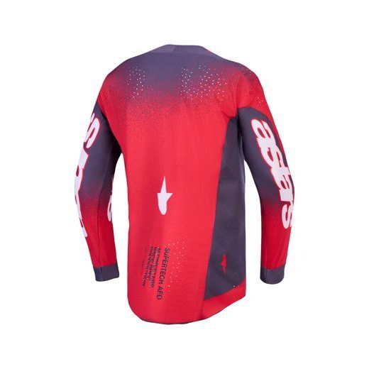 DRES SUPERTECH HITEN AFD, ALPINESTARS (TMAVĚ ŠEDÁ/ČERVENÁ FLUO/ŠEDÁ) 2027