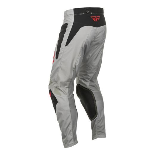 KALHOTY KNETIC SYM, FLY RACING - USA 2025 (ŠEDÁ/ČERVENÁ/ČERNÁ)