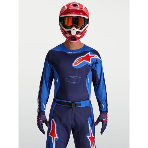 DRES RACER HUNT, ALPINESTARS (MODRÁ/TMAVĚ MODRÁ/ČERVENÁ) 2027