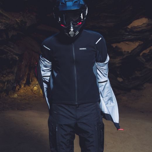 BUNDA MISSION T SOFT SHELL, SPIDI (ČERNÁ)