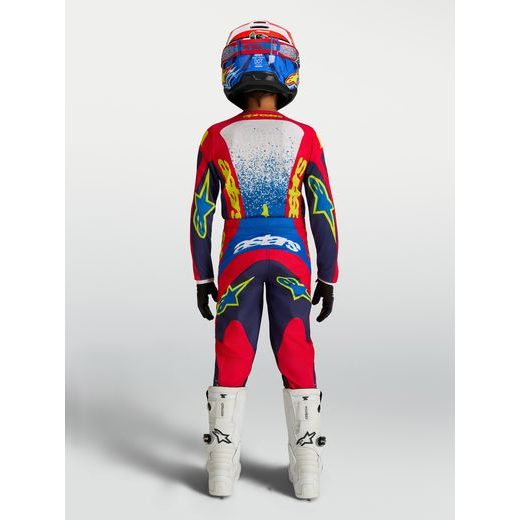 DRES FLUID DRAG YOUTH, ALPINESTARS, DĚTSKÉ (TMAVĚ MODRÁ/ČERVENÁ/ZELENÁ/BÍLÁ) 2027