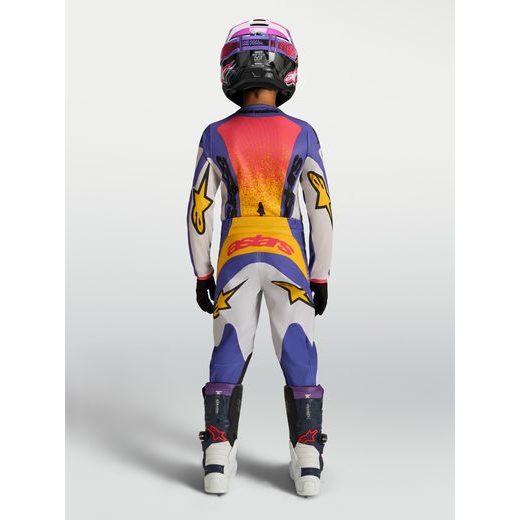 DRES FLUID DRAG YOUTH, ALPINESTARS, DĚTSKÉ (SVĚTLE ŠEDÁ/FIALOVÁ/ZLATÁ) 2027