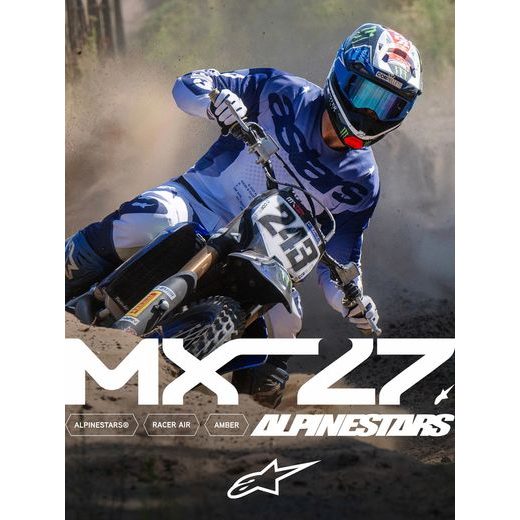 DRES RACER AIR AMBER, ALPINESTARS (MODRÁ/BÍLÁ) 2027